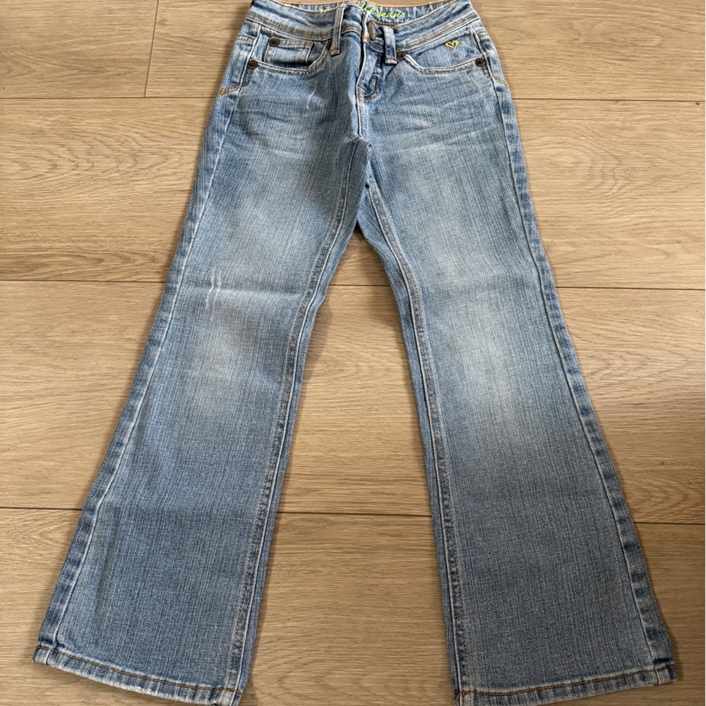 Justice Light Blue Flare Jeans